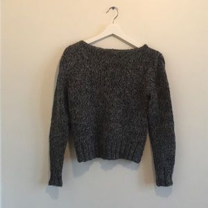 Beautiful Vintage Hewlett Sweater - Speckled Blue - size Large